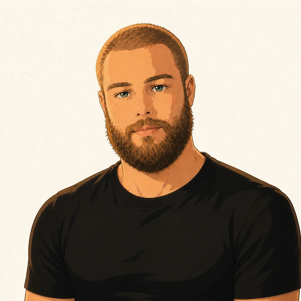 Portrait illustré de Nao, créateur de Nao Coach AI